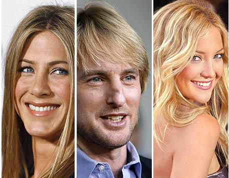 Jennifer Aniston, Owel Wilson y Kate Hudson