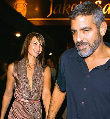 George Clooney y Sarah Larson