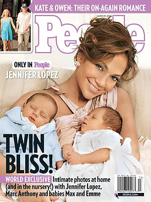 Los mellizos de Jennifer Lopez
