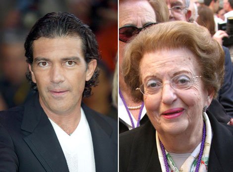 Antonio Banderas y mamá