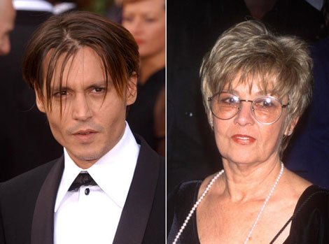 Johnny Depp y mamá