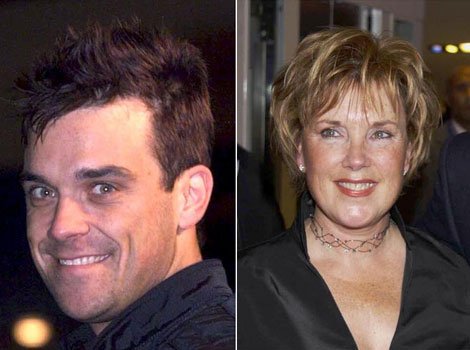 Robbie Williams y mamá