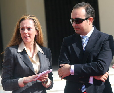 Rocio Carrasco y Fidel Albiac