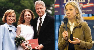 La familia Clinton.