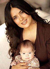 Salma Hayek con su hija Valentina